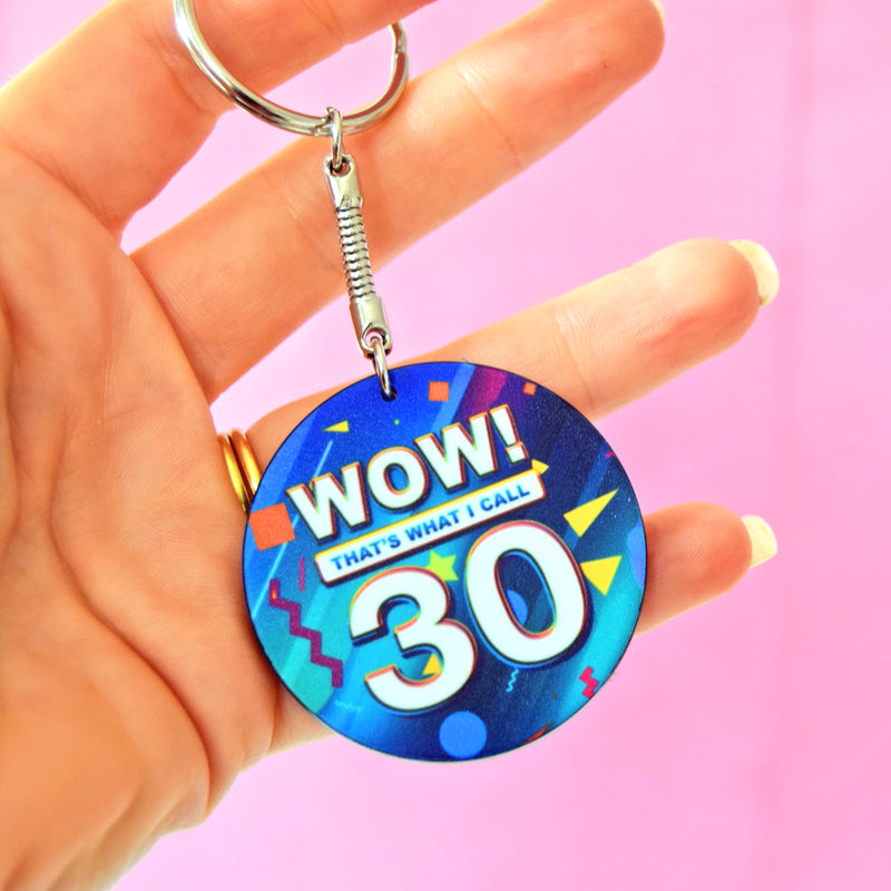 keychain gift for a 30th birthday