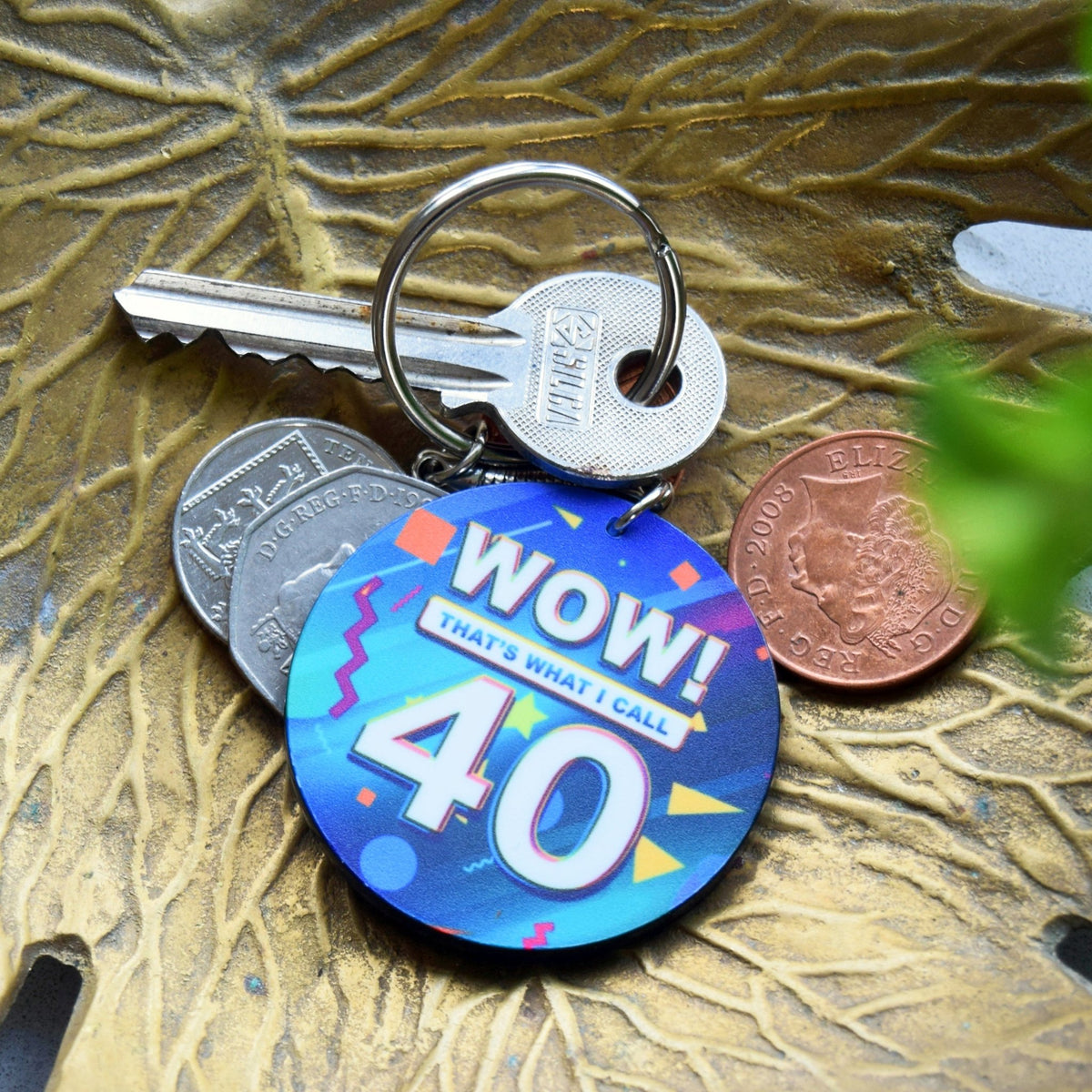 40th Birthday Keyring Gift - Of Life & Lemons®