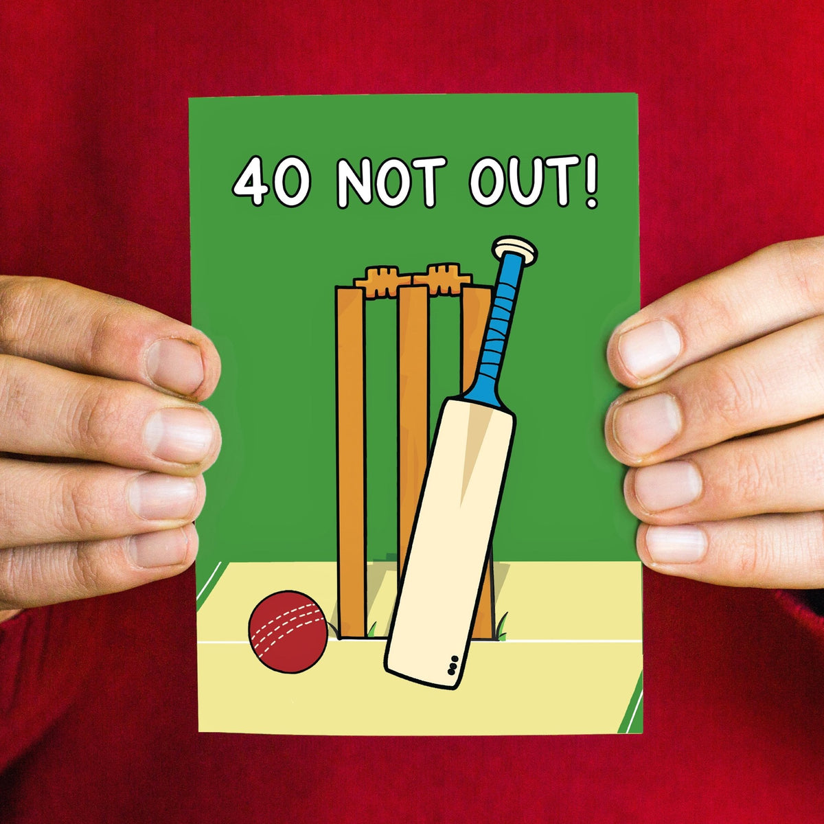 Funny Cricket 40th Birthday Card - Of Life & Lemons®