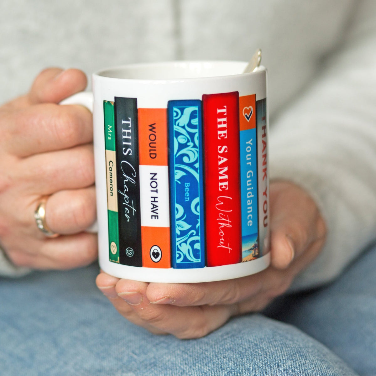 Personalised Book Themed Mug For A Teacher - Of Life & Lemons®