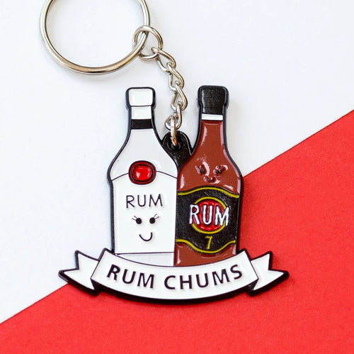 'Rum Chums' Rum Friendship Keyring
