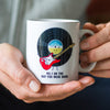 Personalised 'No.1 On The Day You Were Born' Birthday Mug: A charming ceramic mug with custom details.
