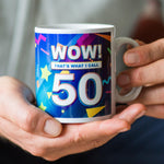 50th birthday mug
