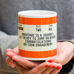 mug to celebrate an engagement