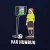 VAR football themed Christmas tee for men
