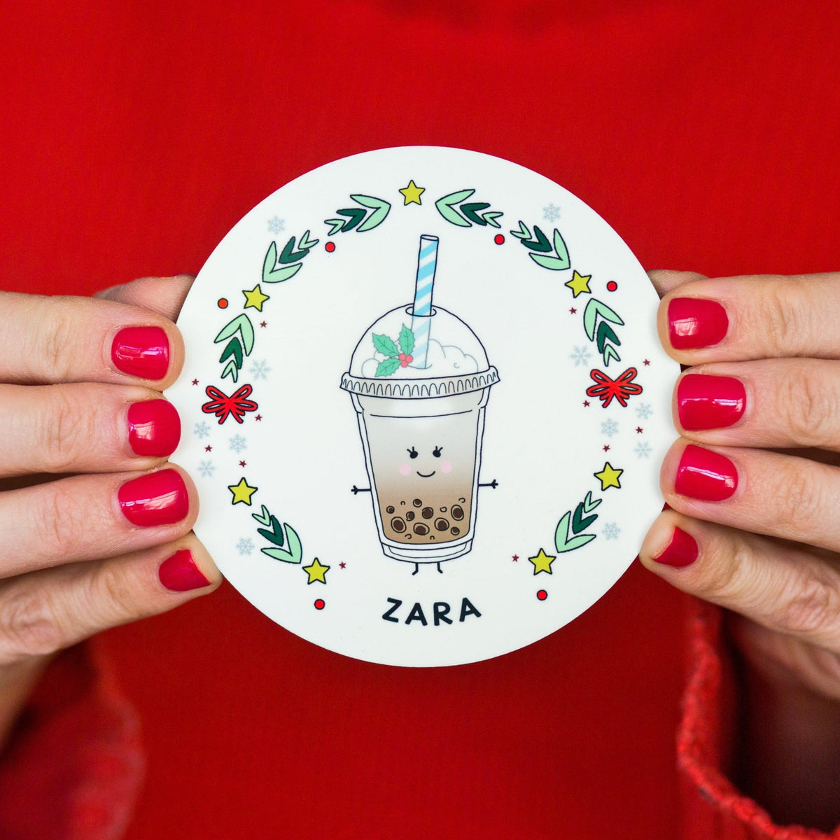 Personalised Christmas Coaster - Of Life & Lemons®