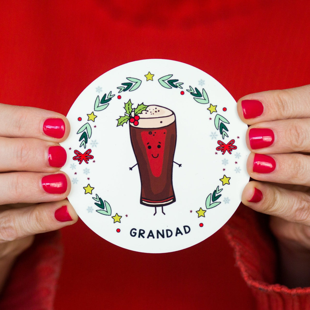 Personalised Christmas Coaster - Of Life & Lemons®