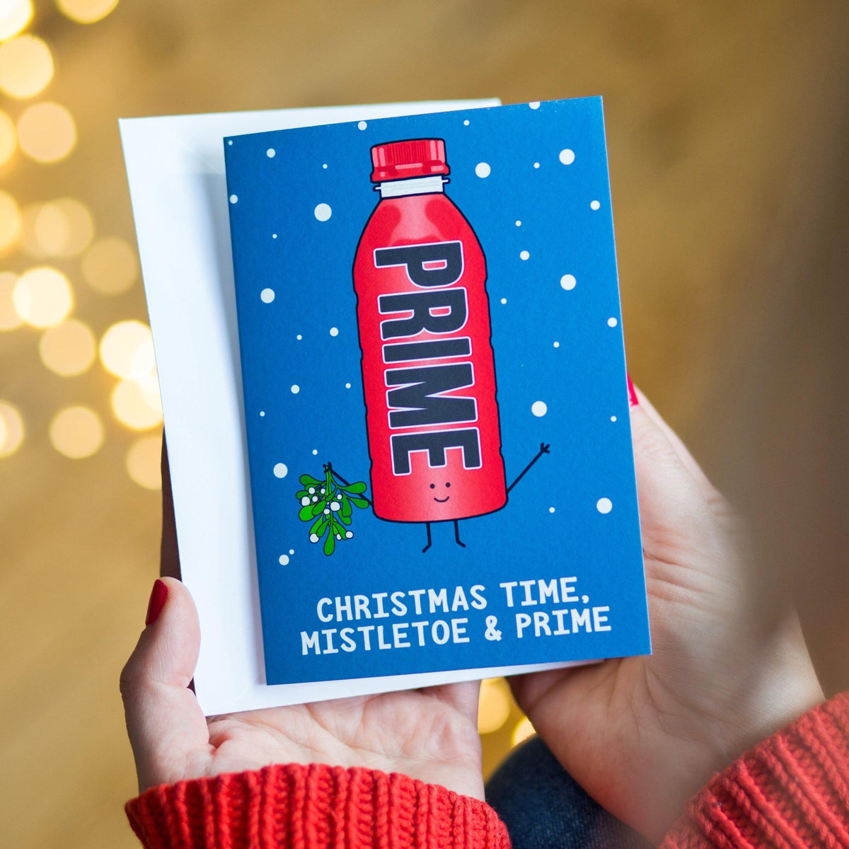 Funny Prime Hydration Christmas Card - Of Life & Lemons®