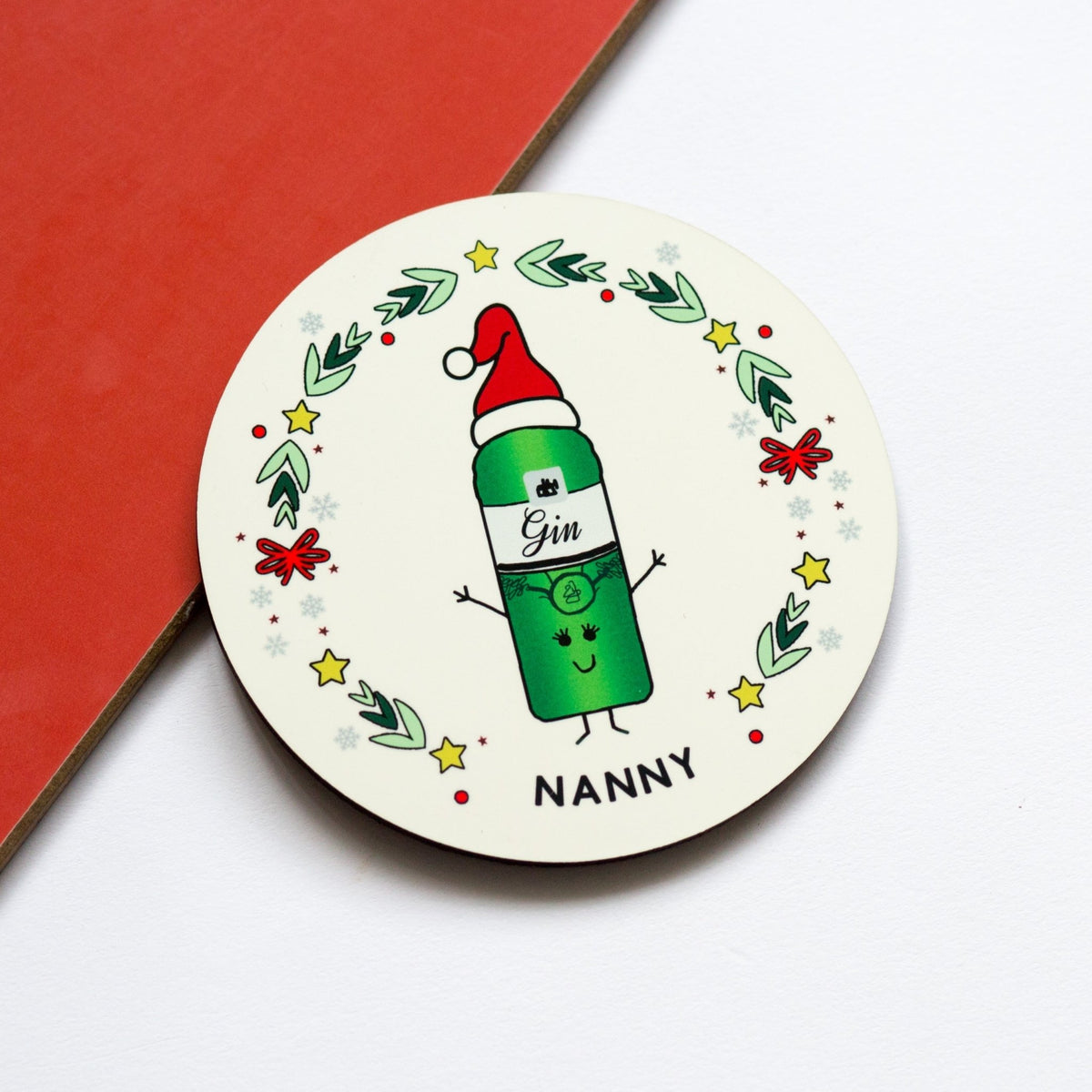 Personalised Christmas Coaster - Of Life & Lemons®