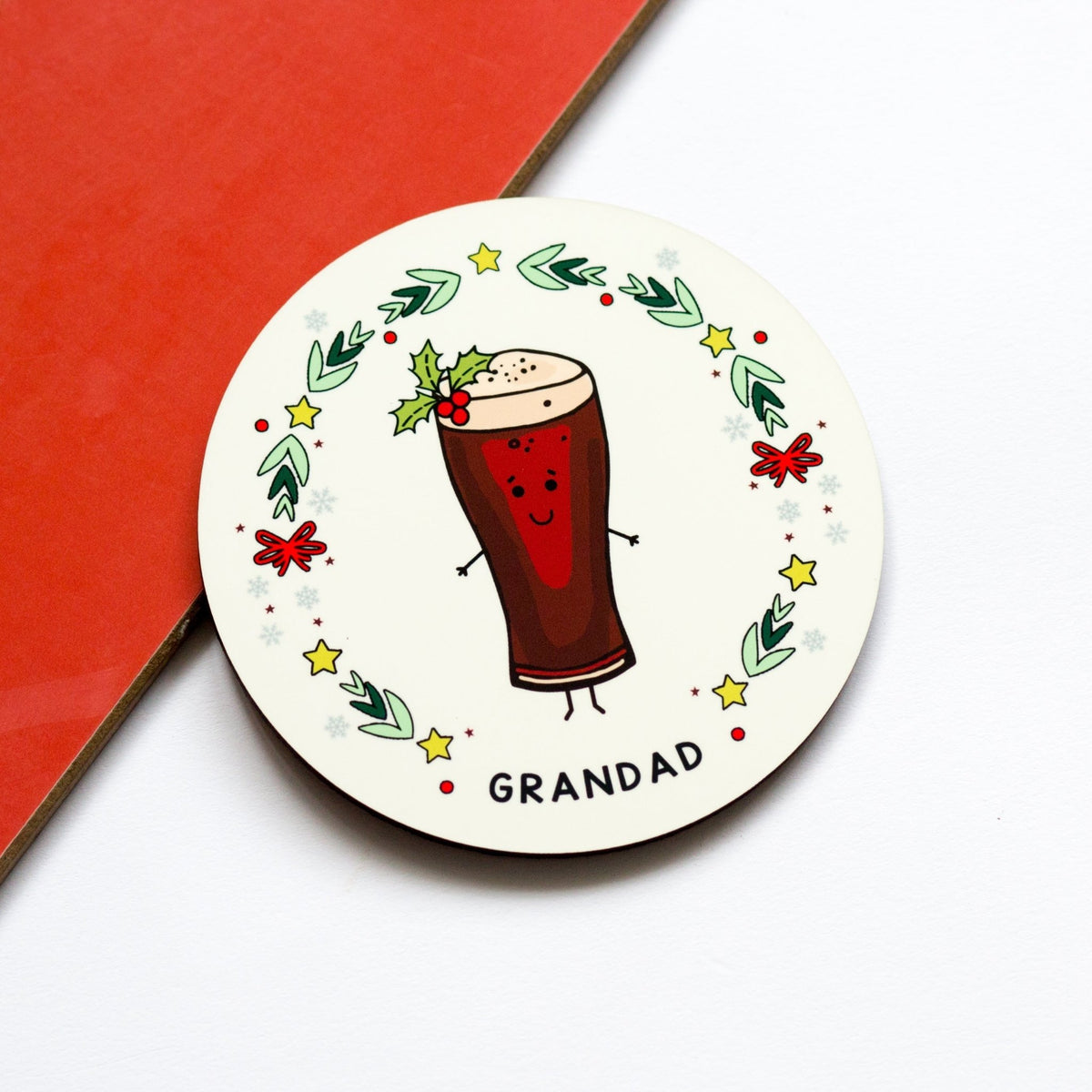 Personalised Christmas Coaster - Of Life & Lemons®