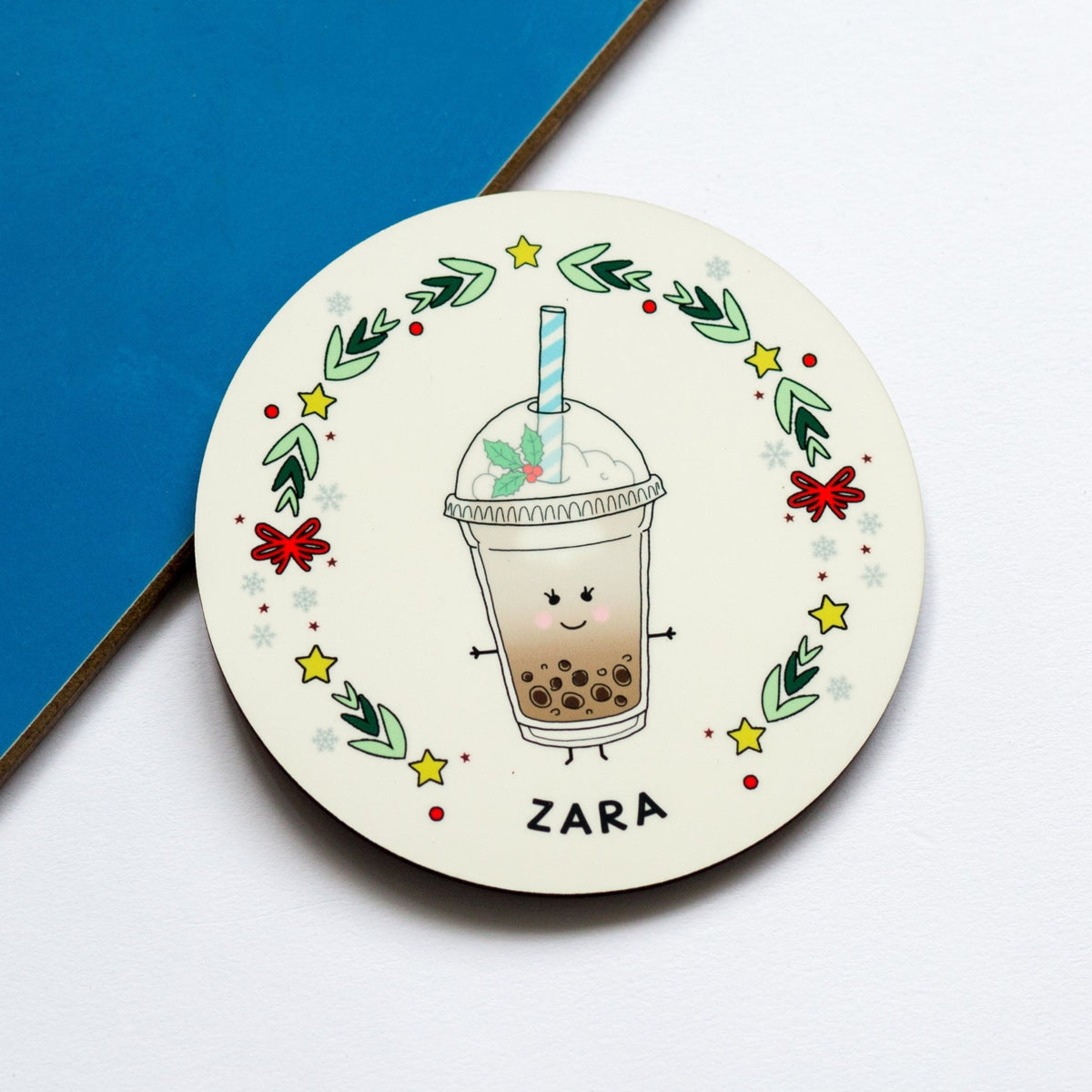 Personalised Christmas Coaster - Of Life & Lemons®