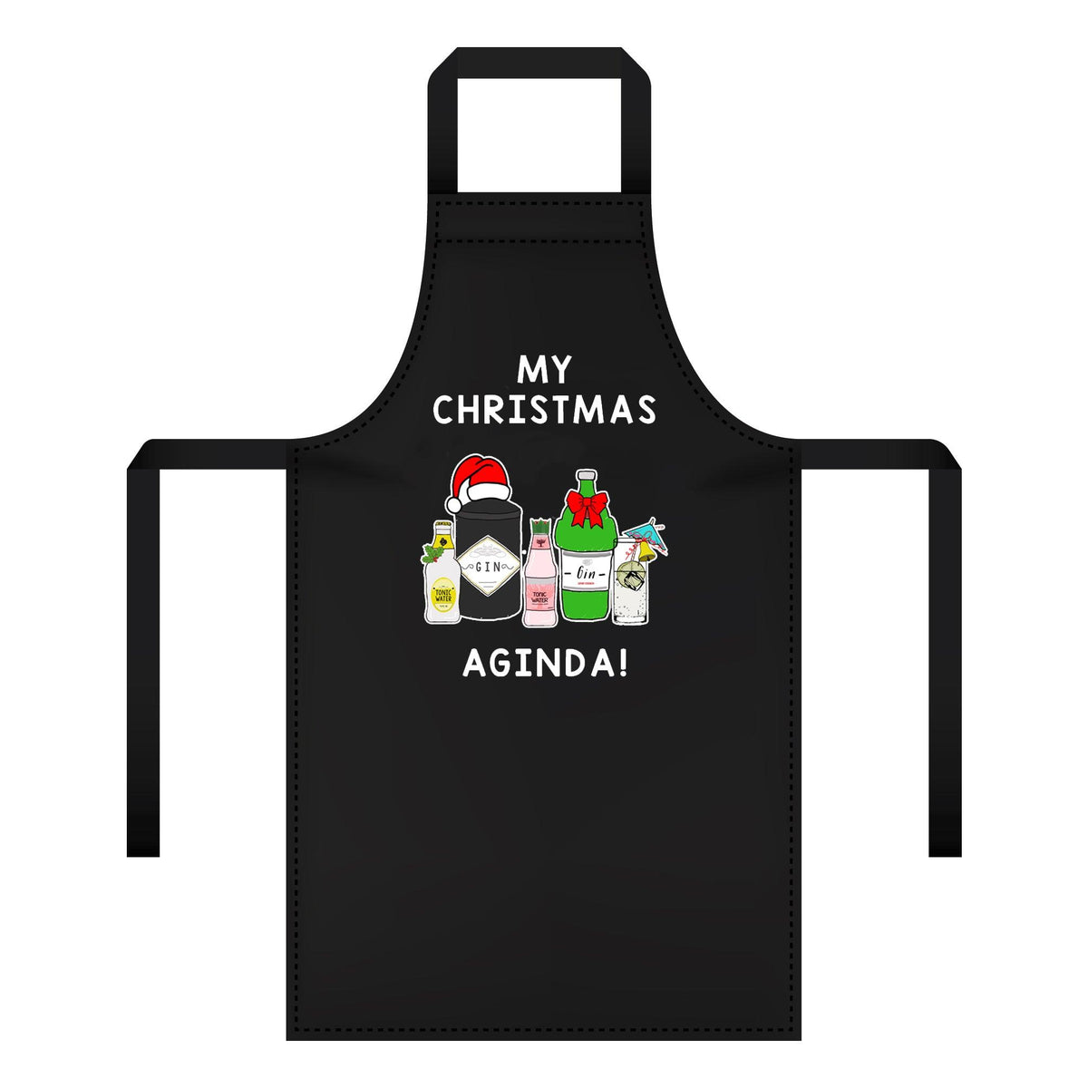 Funny Gin Christmas Apron - Of Life & Lemons®