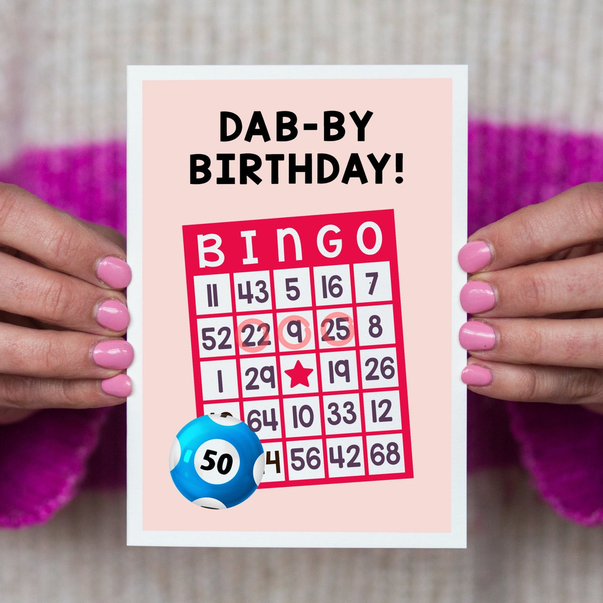 Personalised Bingo Birthday Card - Of Life & Lemons®