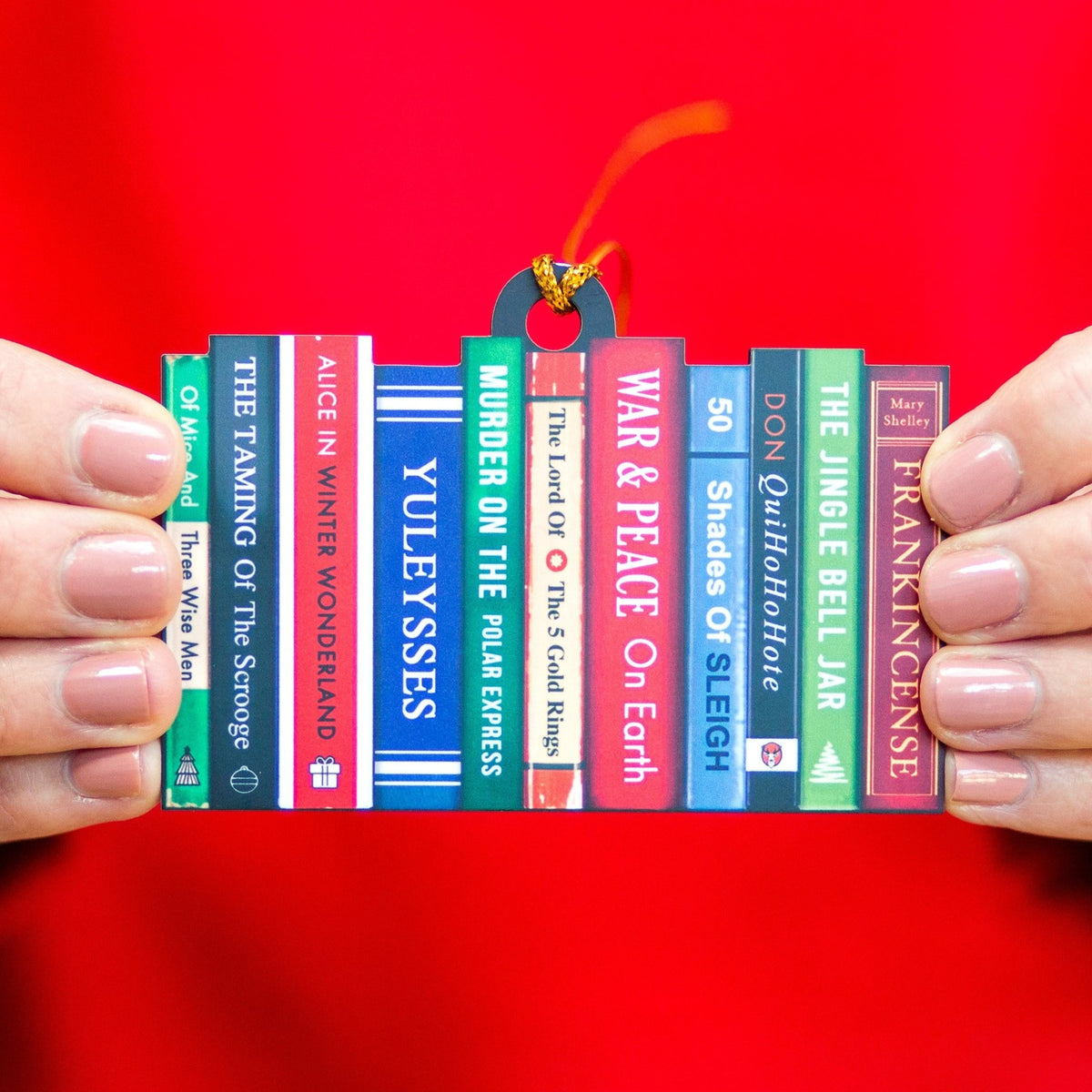 Funny Literary Christmas Tree Decoration - Of Life & Lemons®