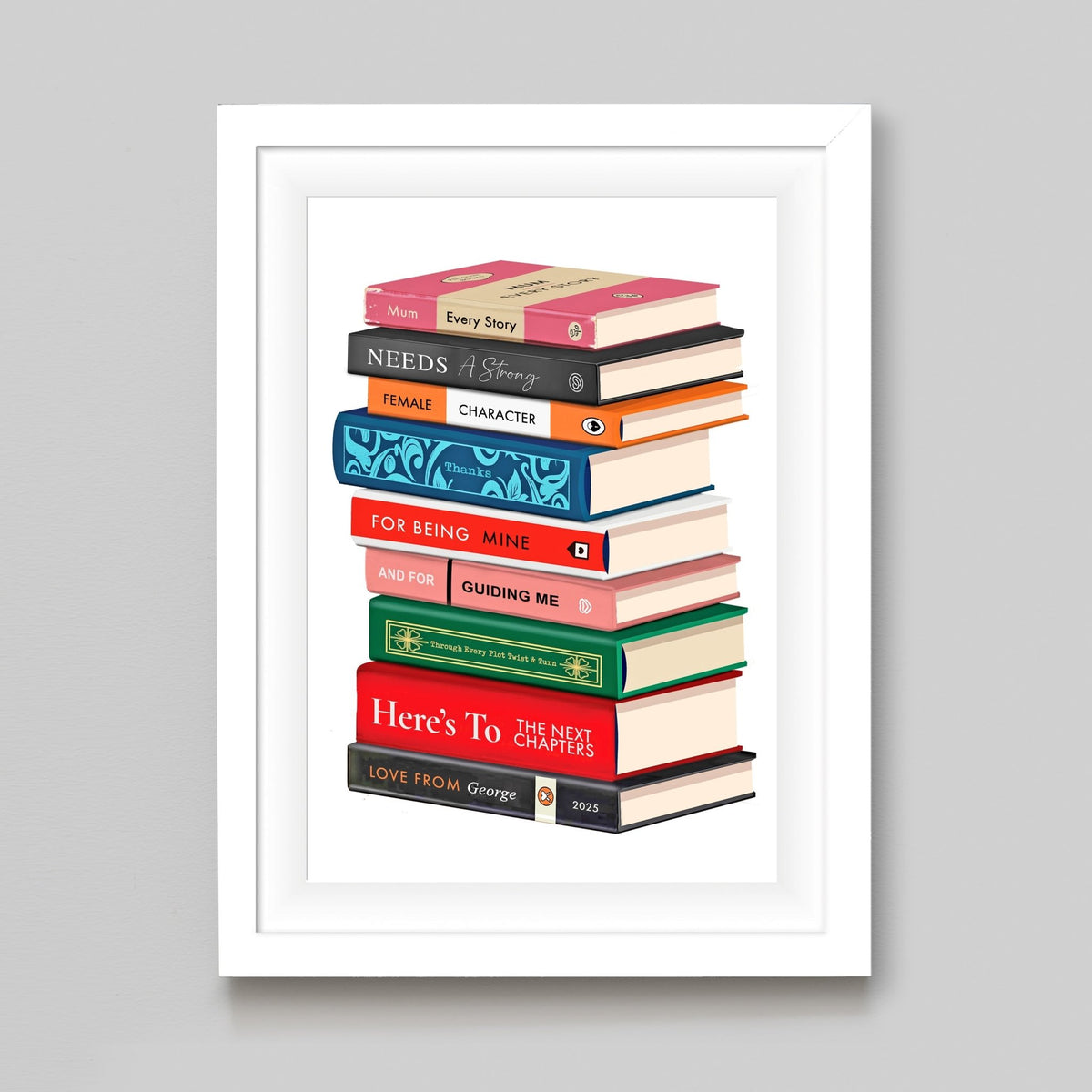 Personalised Book Print for Mum - Of Life & Lemons®