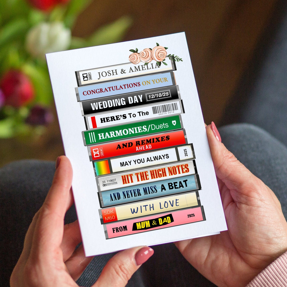 Personalised Music Wedding Card - Of Life & Lemons®