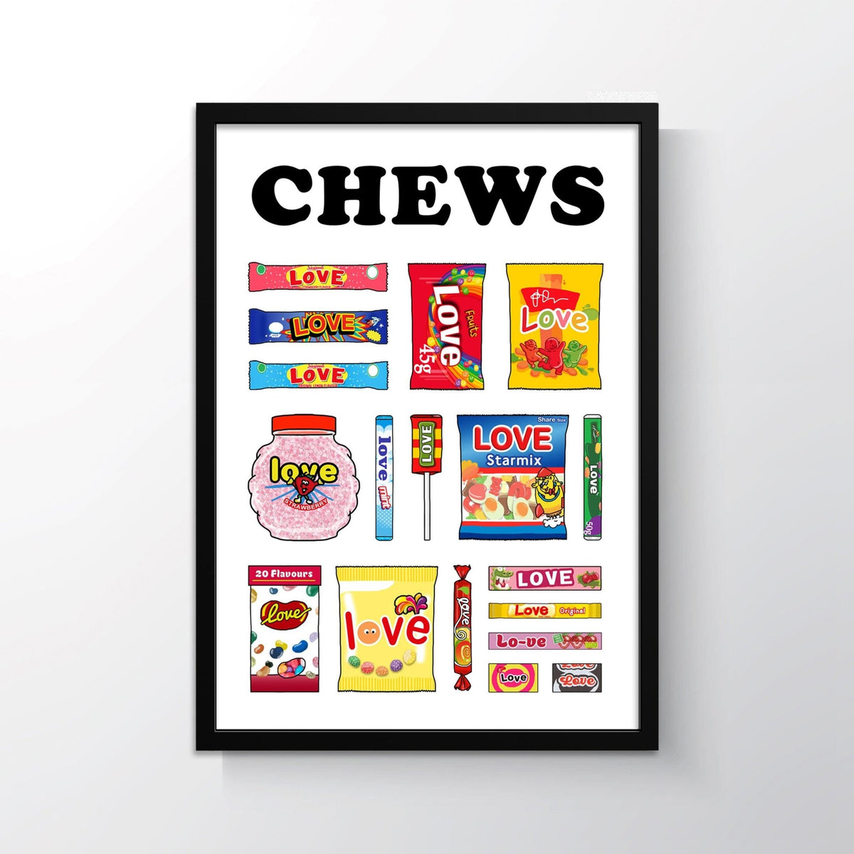 'Choose Love' Poster - Of Life & Lemons®