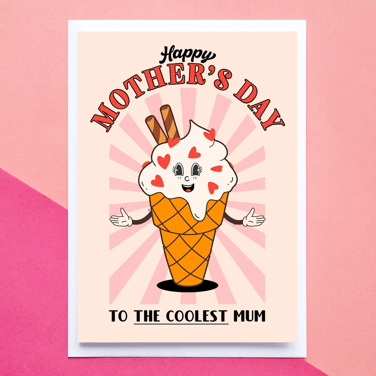 'Coolest Mum' Retro Mother's Day Card - Of Life & Lemons®