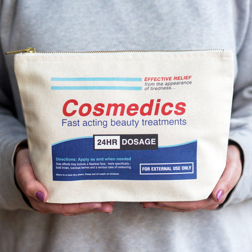 'Cosmedics' Funny Pun Make Up Bag - Of Life & Lemons®