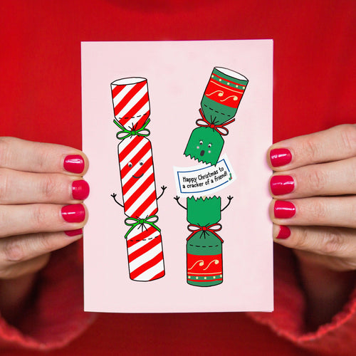 Christmas card for friend with funny pun