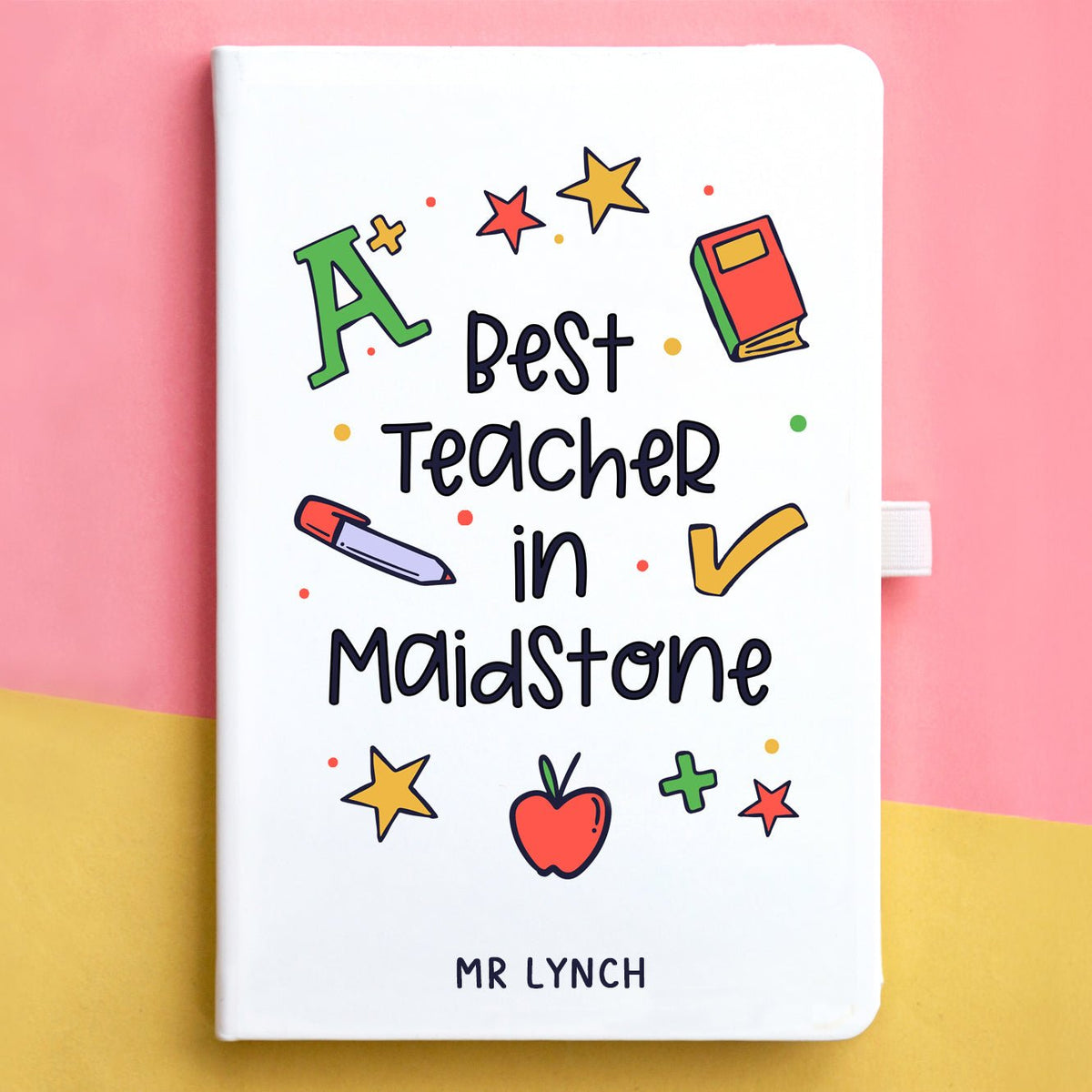 Personalised 'Best Teacher' Notebook - Of Life & Lemons®