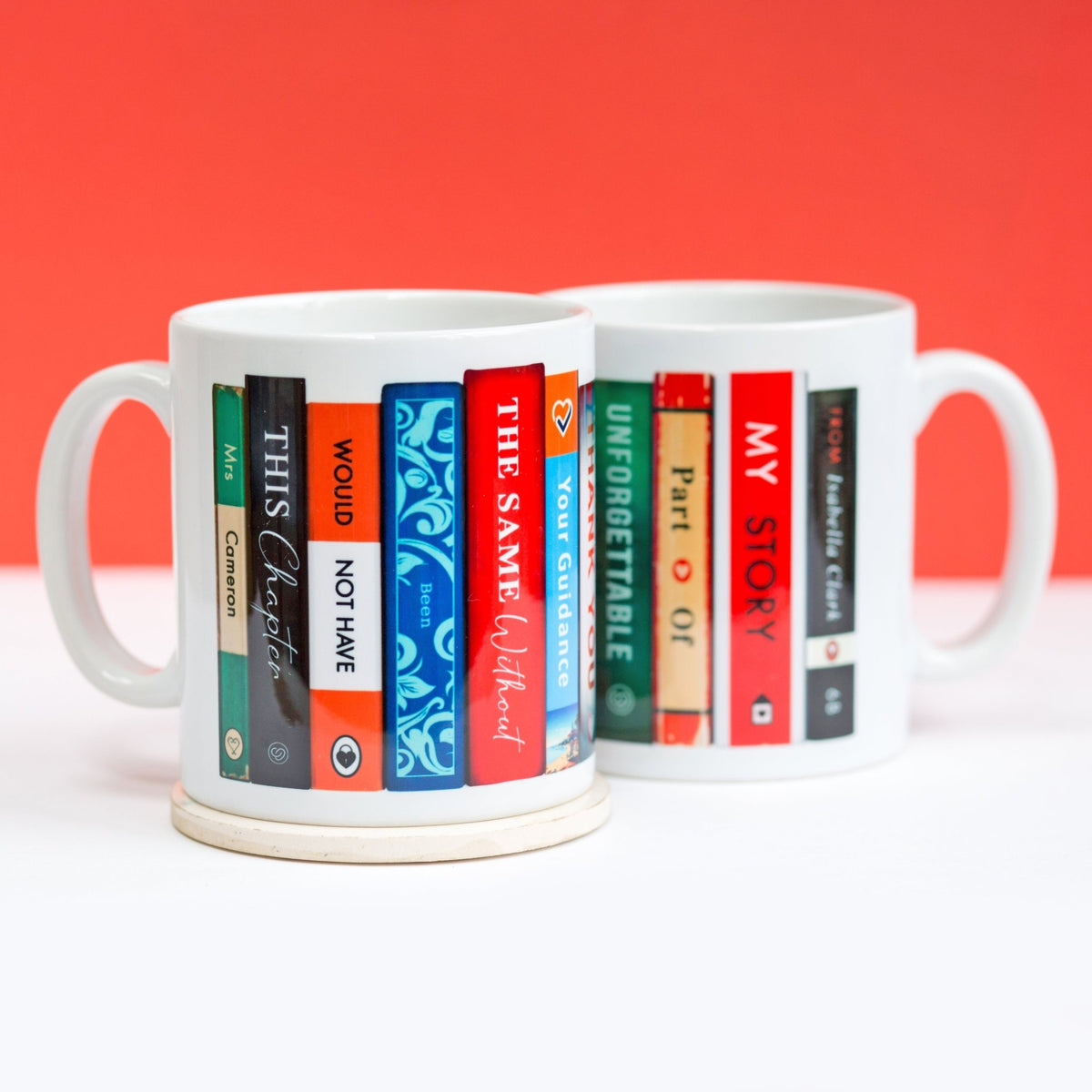 Personalised Book Themed Mug For A Teacher - Of Life & Lemons®