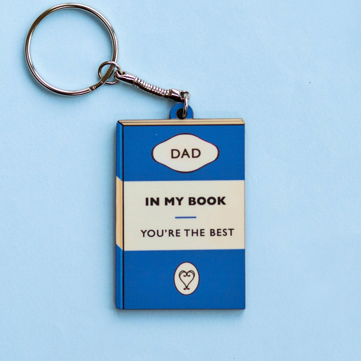 Book Themed Keyring For Dad - Of Life & Lemons®
