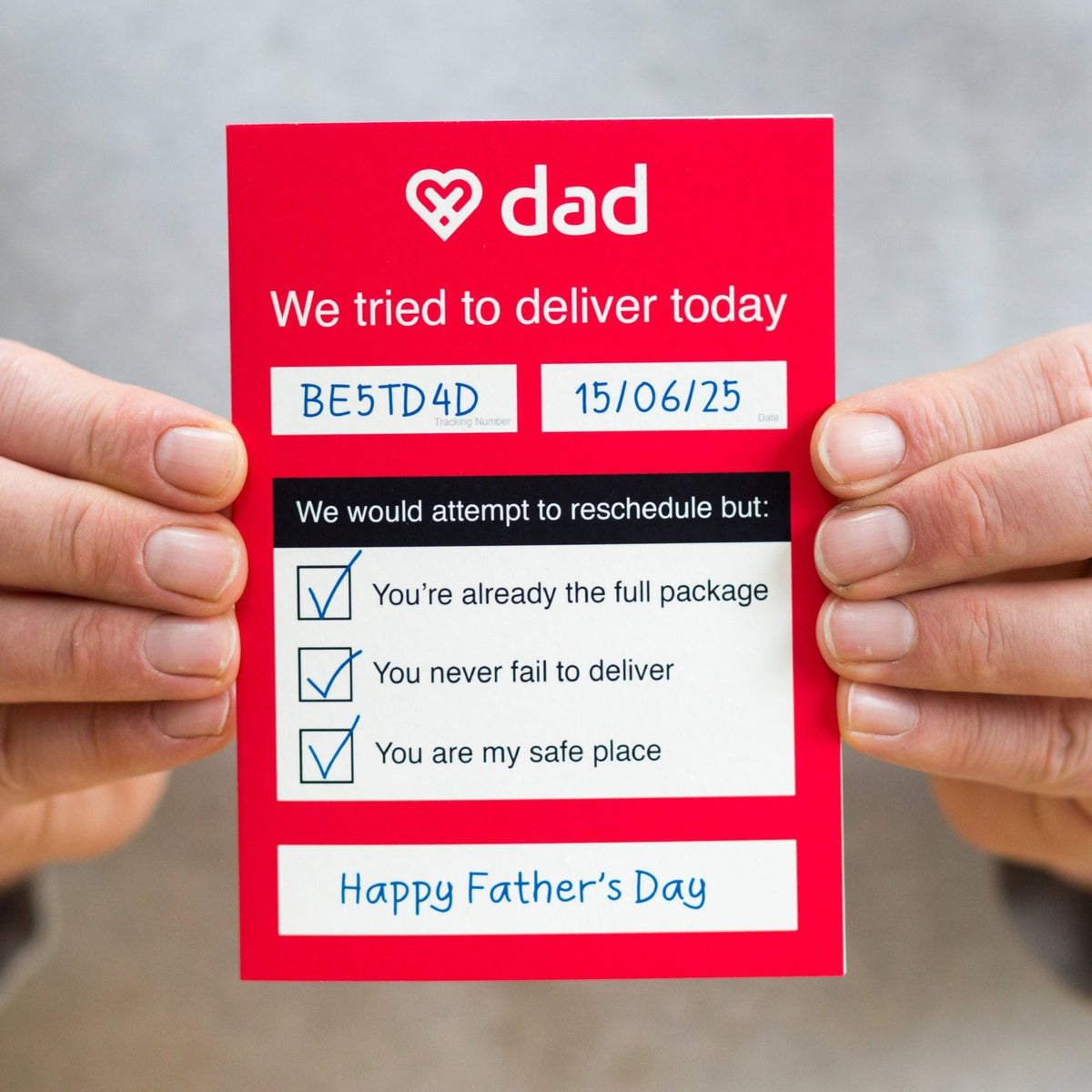 Delivery Themed Father's Day Card - Of Life & Lemons®