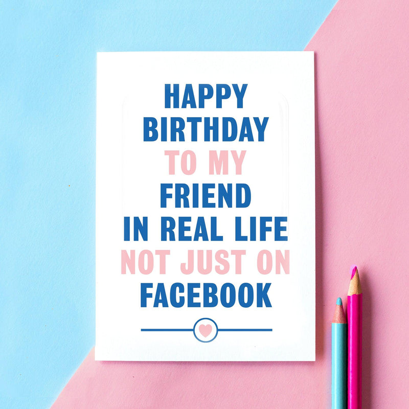 Funny Birthday Card for Friend - Of Life & Lemons®