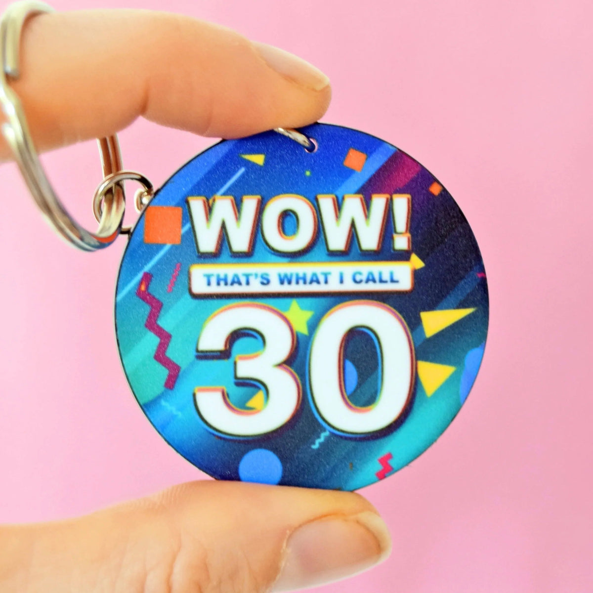 30th Birthday Keyring Gift