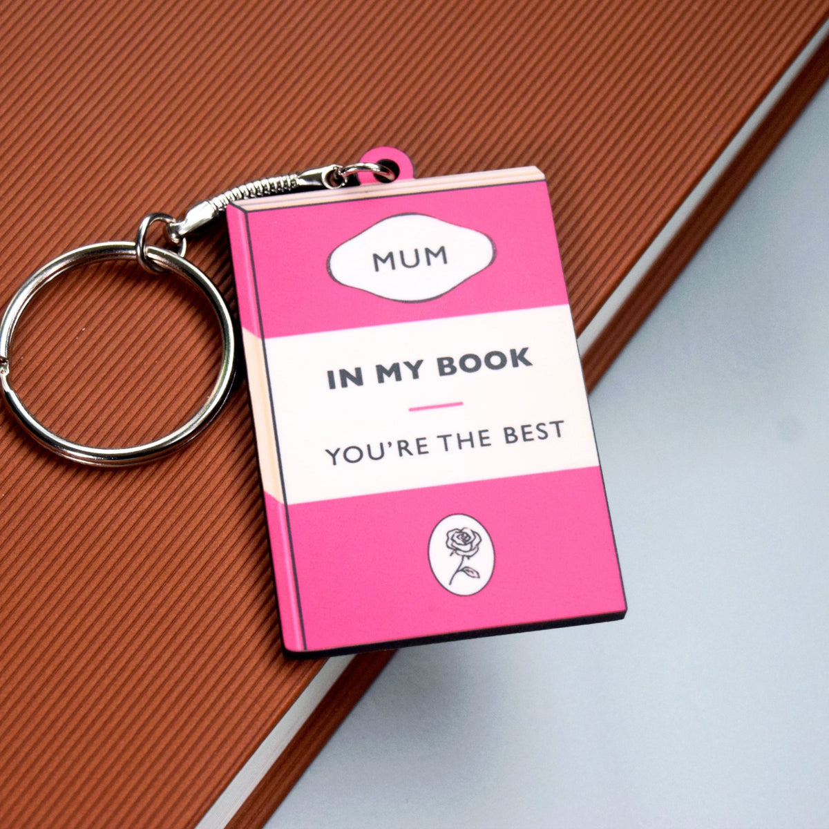 Book Themed Keyring For Mum - Of Life & Lemons®