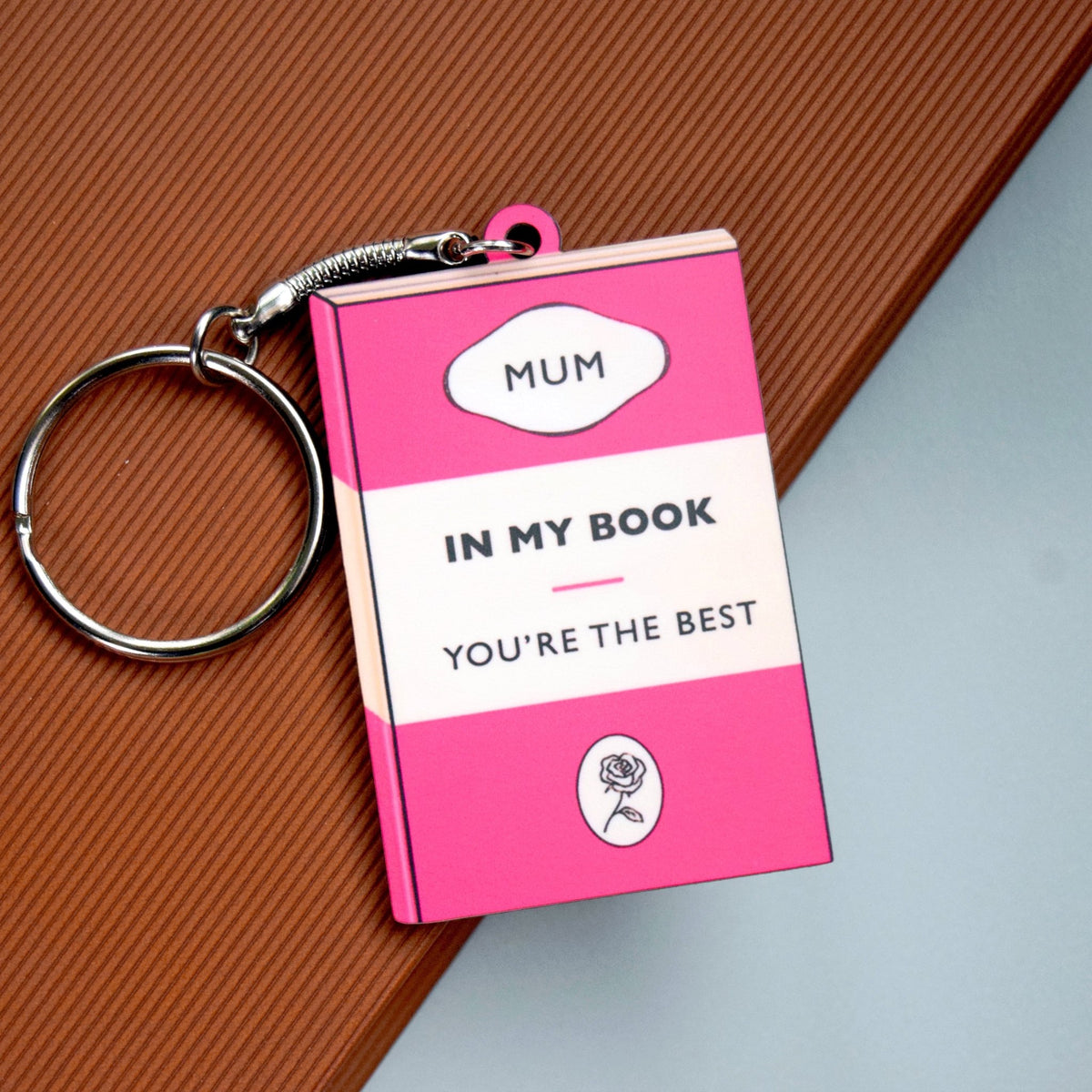 Book Themed Keyring For Mum - Of Life & Lemons®