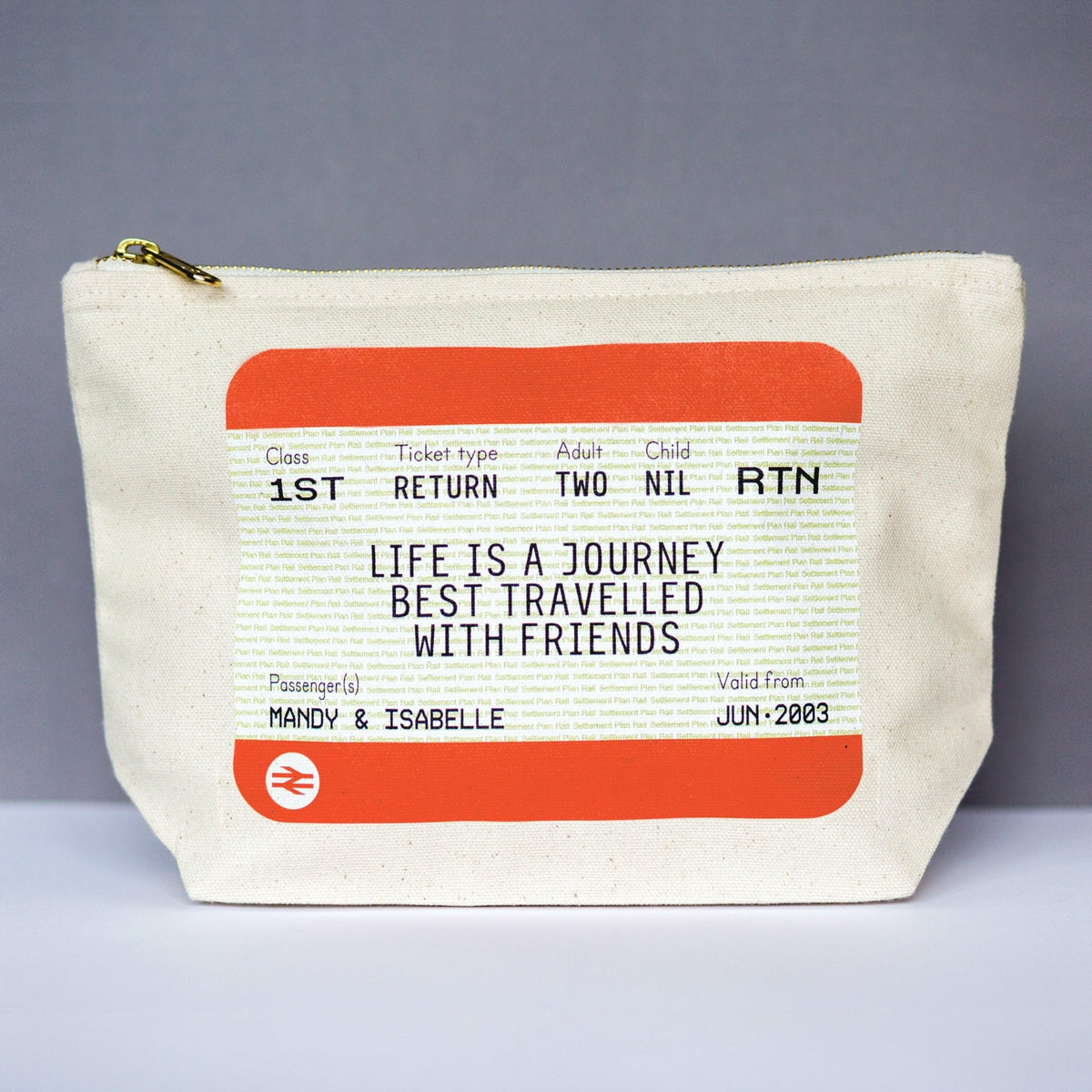 Personalised Friendship Cosmetic Bag - Of Life & Lemons®