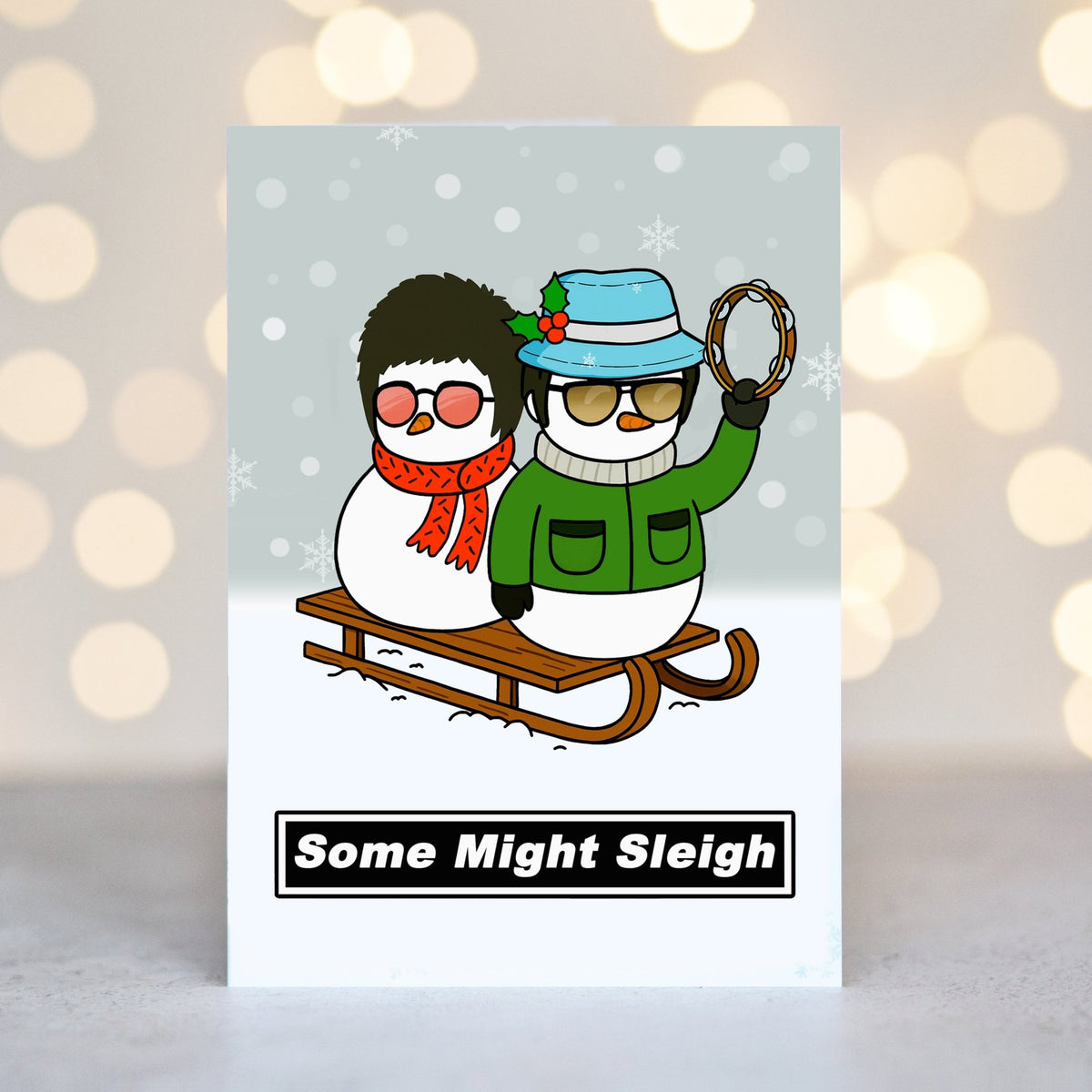 'Some Might Sleigh' Oasis Christmas Card - Of Life & Lemons®
