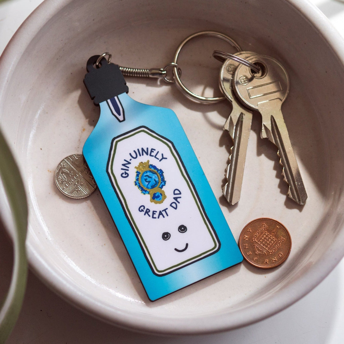 Gin Keyring For Dad - Of Life & Lemons®
