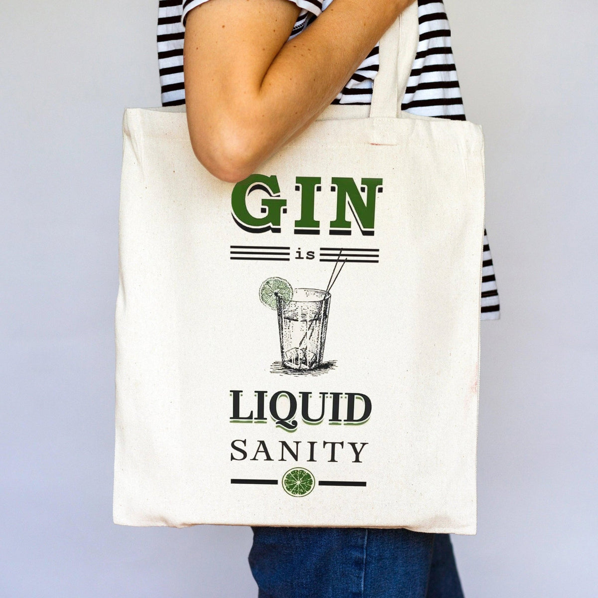 'Gin is Liquid Sanity' Tote Bag - Of Life & Lemons®