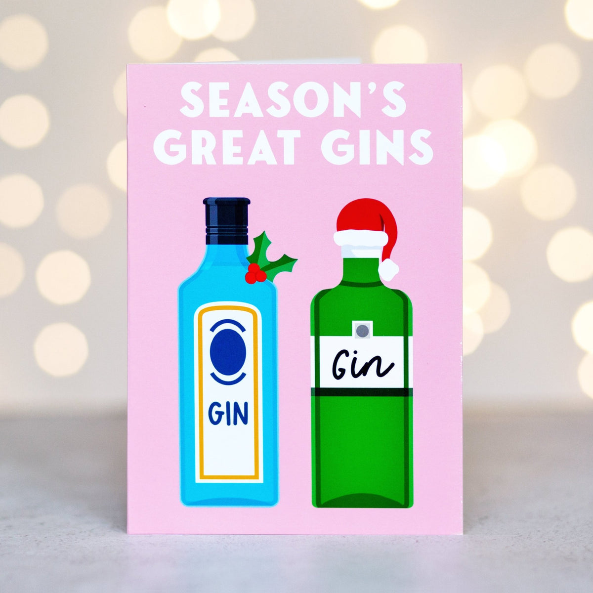 Gin Christmas Card - Of Life & Lemons®