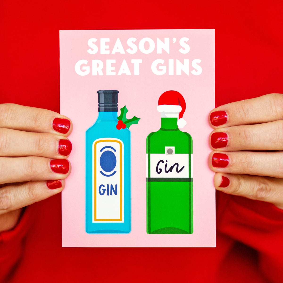 Gin Christmas Card - Of Life & Lemons®