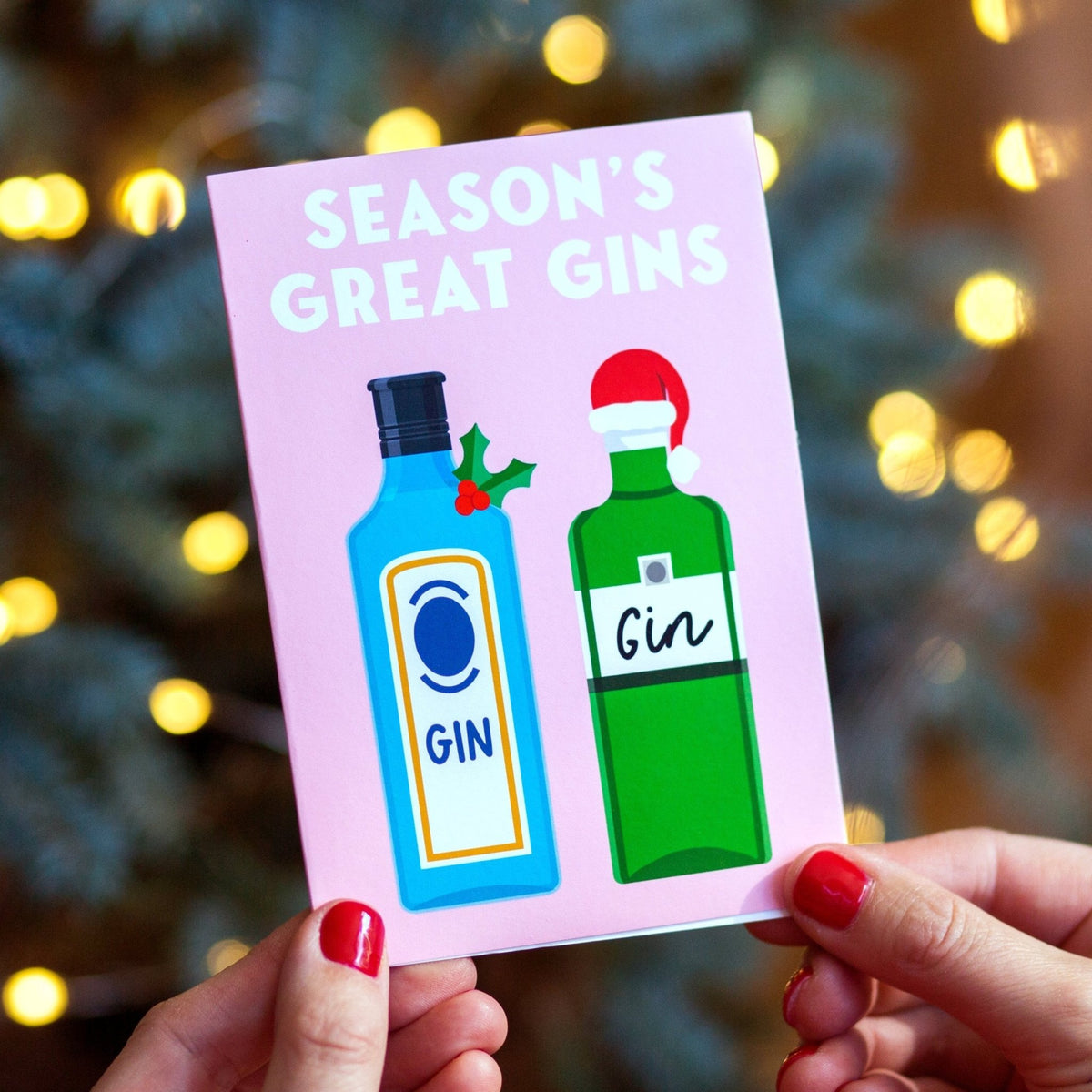 Gin Christmas Card - Of Life & Lemons®