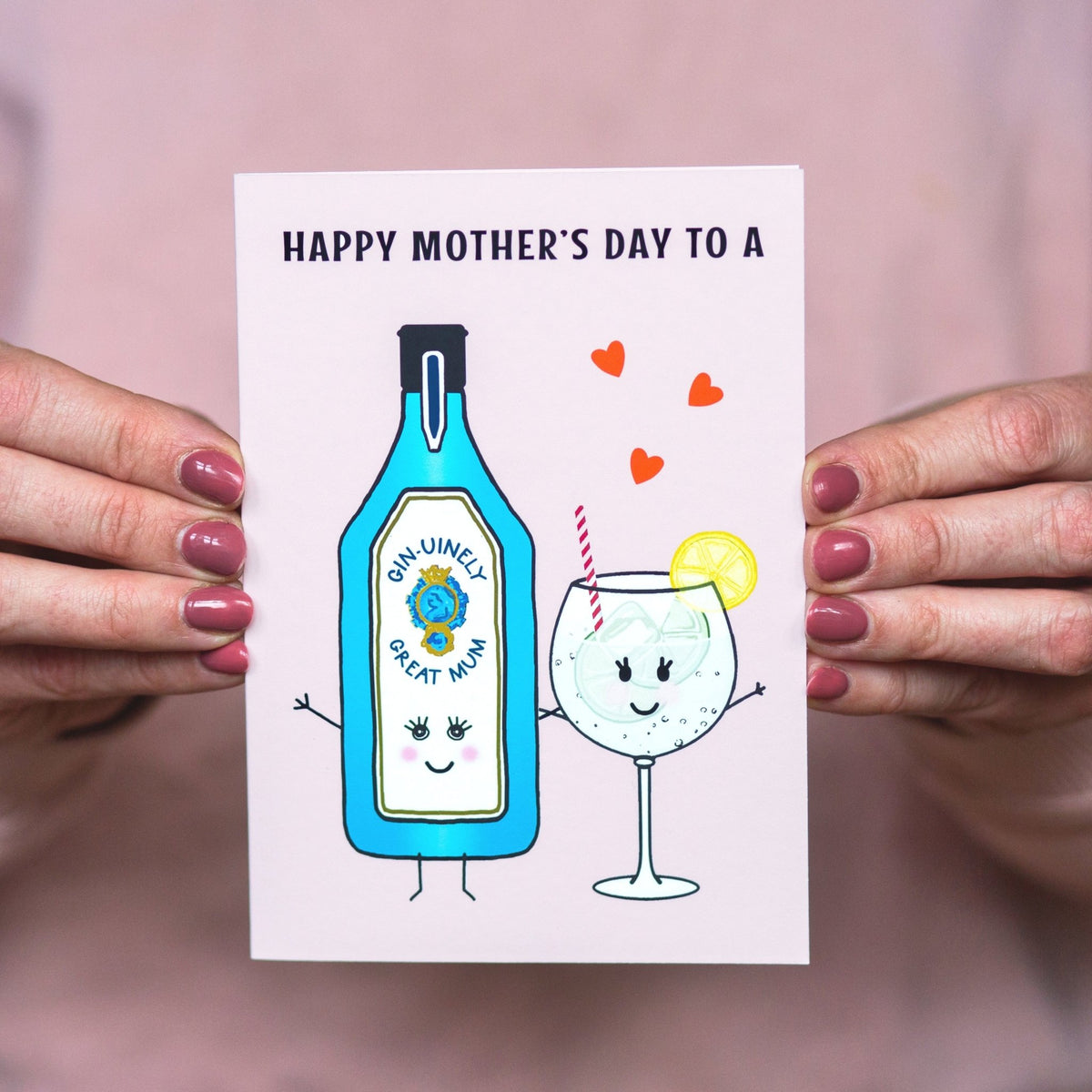 'GINuinely Great Mum' Mother's Day Card - Of Life & Lemons®