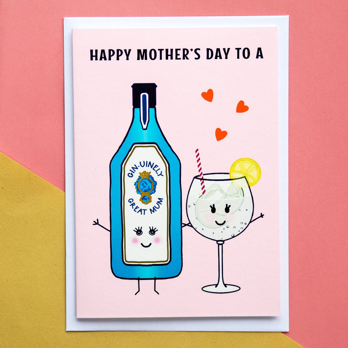 'GINuinely Great Mum' Mother's Day Card - Of Life & Lemons®