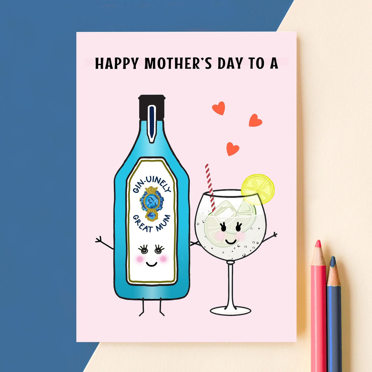 'GINuinely Great Mum' Mother's Day Card - Of Life & Lemons®