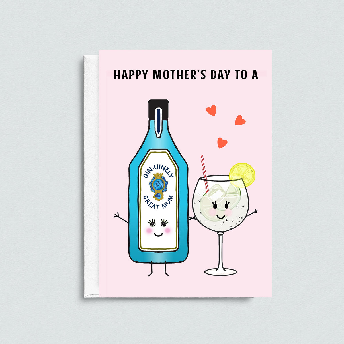 'GINuinely Great Mum' Mother's Day Card - Of Life & Lemons®