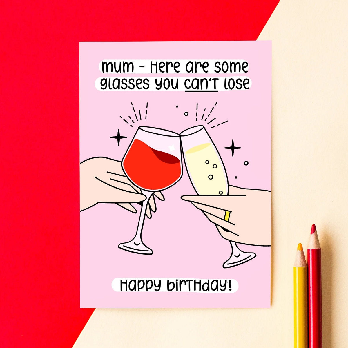 'Glasses' Funny Birthday Card For Mum - Of Life & Lemons®