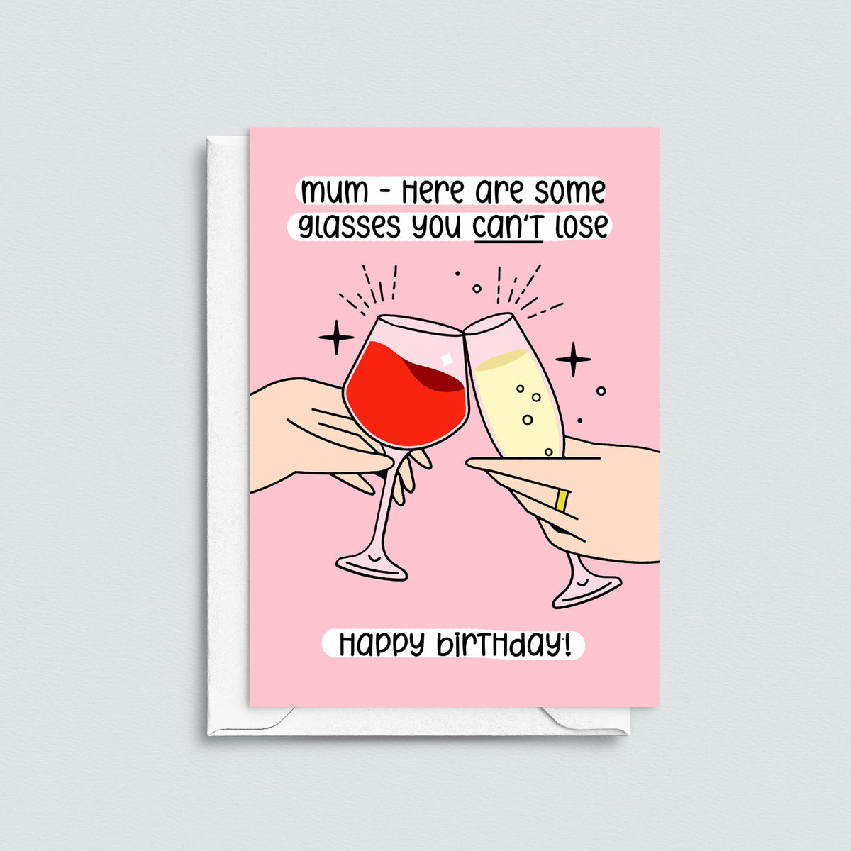 'Glasses' Funny Birthday Card For Mum - Of Life & Lemons®