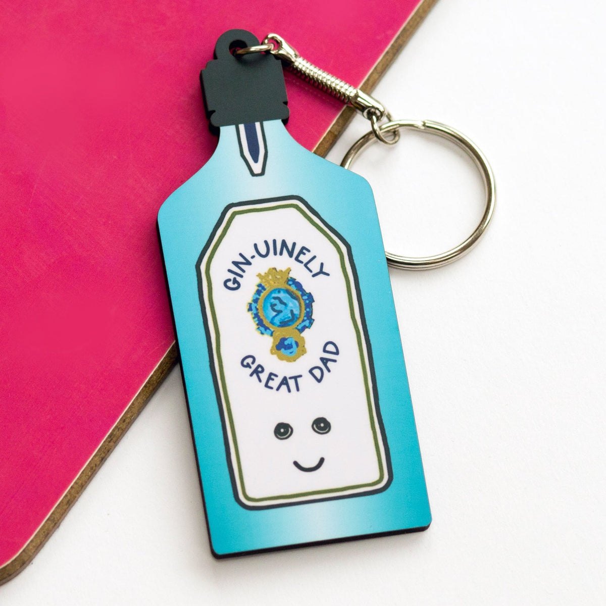 Gin Keyring For Dad - Of Life & Lemons®