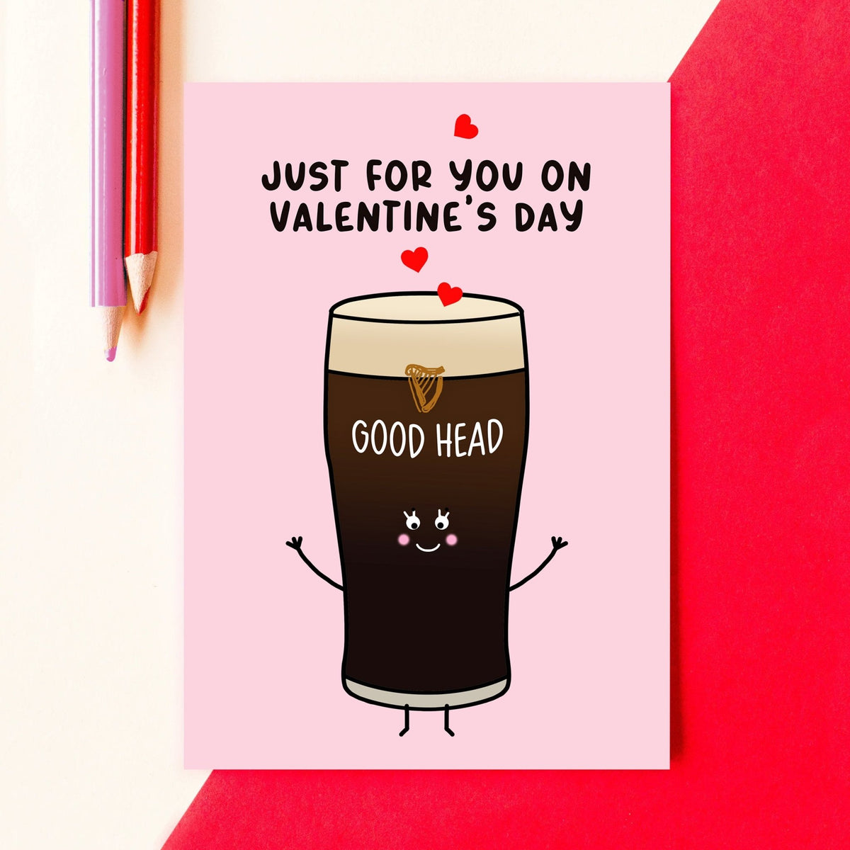 Funny Guinness Valentine's Card - Of Life & Lemons®