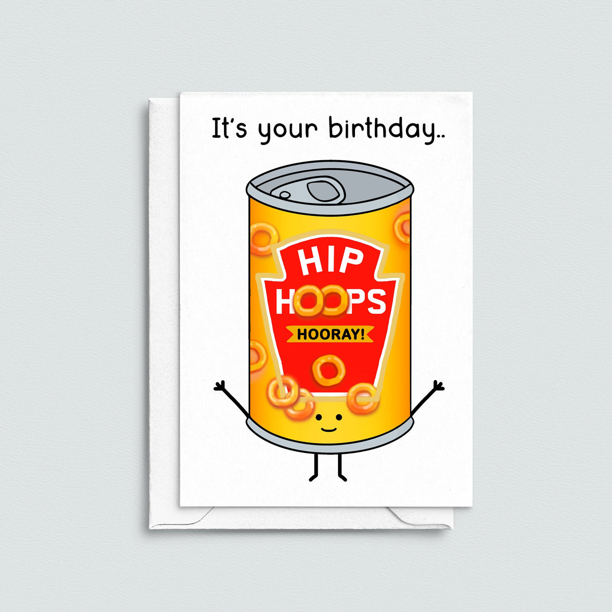Funny Spaghetti Hoops Birthday Card - Of Life & Lemons®