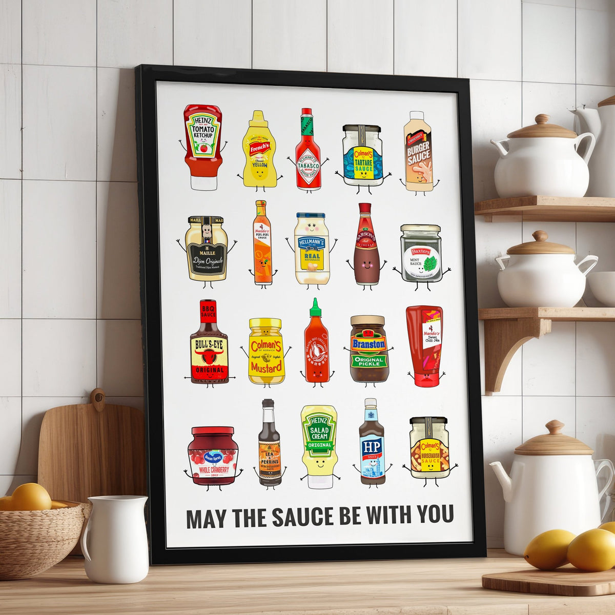 'May The Sauce Be With You' Poster - Of Life & Lemons®
