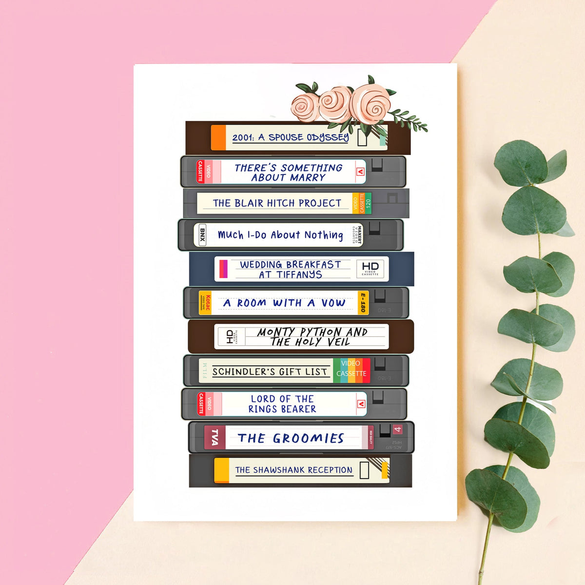 Funny Movie Puns Wedding Card - Of Life & Lemons®